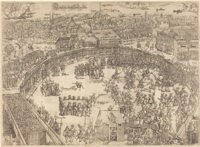 Le Lieu du Tournoi dans la Ville de Zwickau - Paulus Reinhart