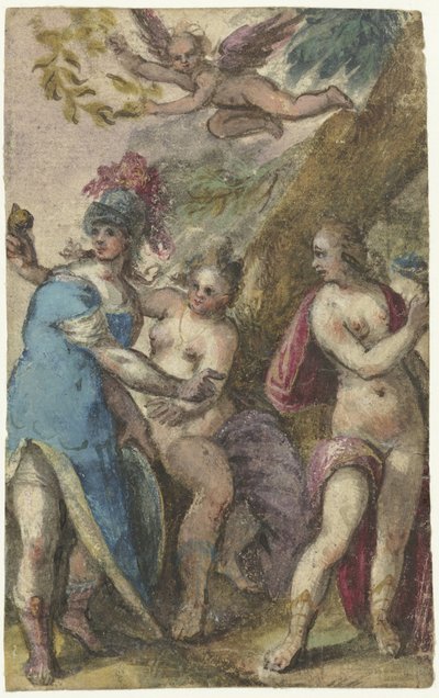 Le jugement de Paris - Paulus van Wtewael (possibly)