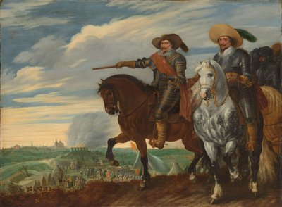 Frédéric-Henri et Ernest-Casimir de Nassau-Dietz au siège de 