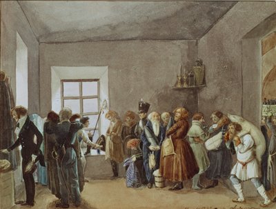 Salle de Réception du Commissaire de Police la veille d