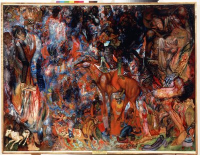 Composition au cavalier - Pawel Nikolajewitsch Filonow