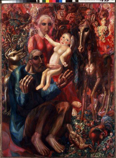 La Sainte famille - Pawel Nikolajewitsch Filonow