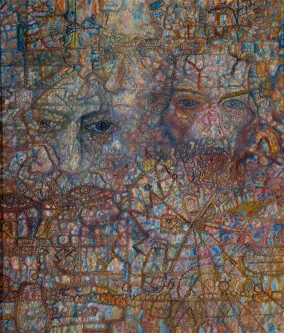 Visages, 1940 - Pavel Nikolayevich Filonov