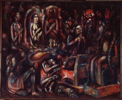 Fête des Rois, 1913 - Pavel Nikolayevich Filonov