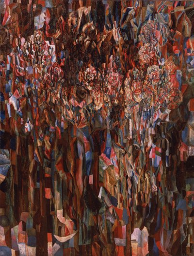 Fleurs du temps de floraison du monde, 1915 - Pavel Nikolayevich Filonov