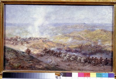 Une scène de la guerre russo-turque (1876-1878) - Pavel Osipovich Kovalevsky
