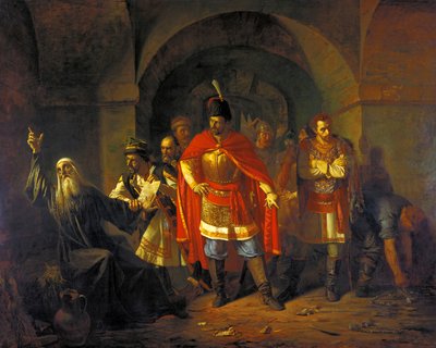Le patriarche Hermogène refusant de bénir les Polonais, 1860 - Pavel Petrovich Chistyakov