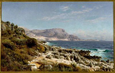 Côte près de Monte Carlo - Peder Monsted