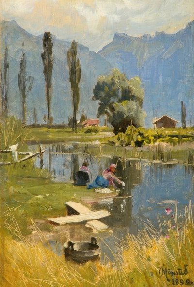 Jour de lessive - Peder Monsted