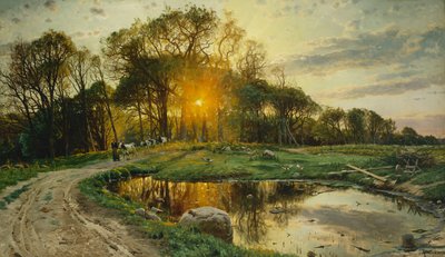 Le retour à la maison - Peder Monsted