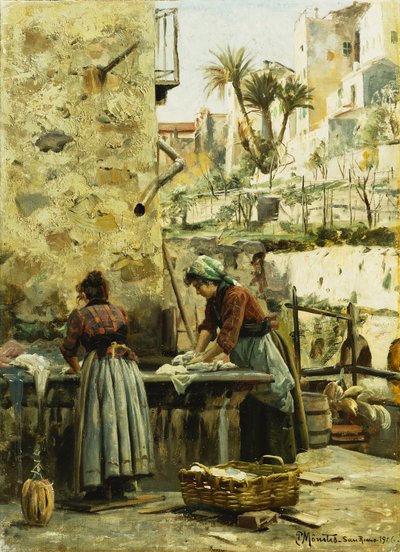 Les Lavandières - Peder Monsted