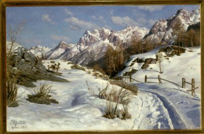 Hiver en Engadine - Peder Monsted