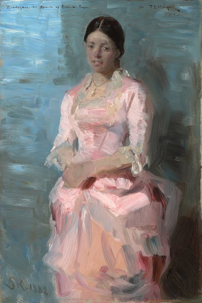 Portrait de Frederikke Tuxen, 1882 - Peder Severin Krøyer