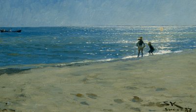 Reflets du soleil sur la mer, Skagen - Peder Severin Krøyer
