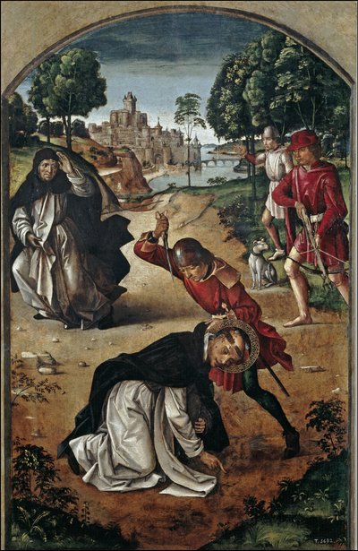 La mort de Saint Pierre de Vérone, 1493-1499 - Pedro Berruguete