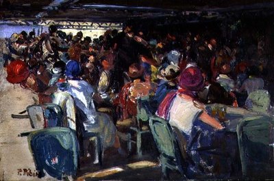 Scène de café - Pedro Ribera