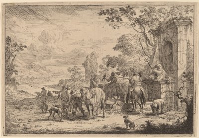 Chasseurs au repos - Peeter Bout
