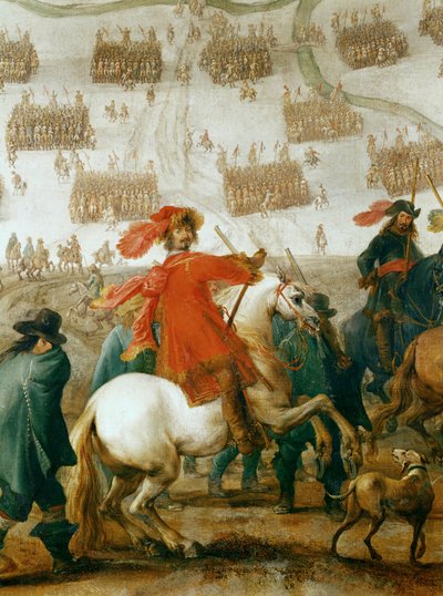 Maréchal Octavio Piccolomini, commandant des troupes impériales pendant la guerre de Trente Ans ... (huile sur toile) - Peeter Snayers