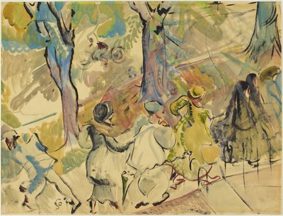 Trottoir de Jarvis Street, vers 1936 - Pegi Nicol Macleod