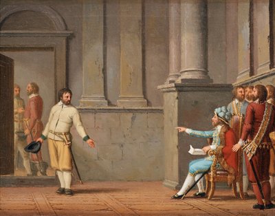 Engelbrekt Engelbrektsson devant Eirik III, 1805 - Pehr Hilleström