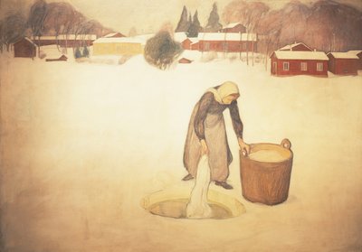 Finlande, La blanchisseuse - Pekka Halonen