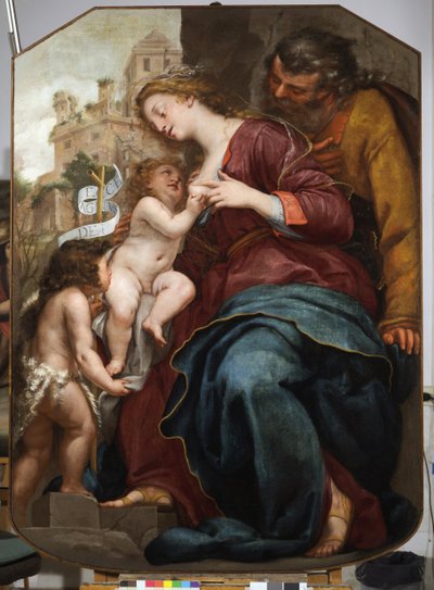 La Sainte Famille avec Saint Jean-Baptiste - Pellegrino Piola