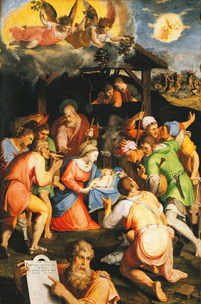 Adoration des bergers - Pellegrino Tibaldi