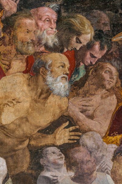 Saint Jean-Baptiste baptisant des gens, Chapelle Poggi - Pellegrino Tibaldi