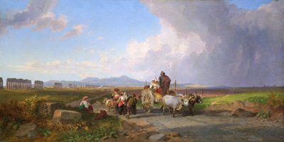 Scène dans la campagne romaine - Penry Williams