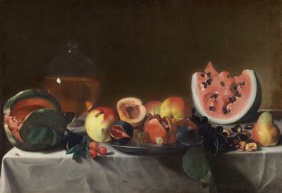 Nature morte avec fruits et carafe, vers 1610-1620 - Pensionante del Saraceni