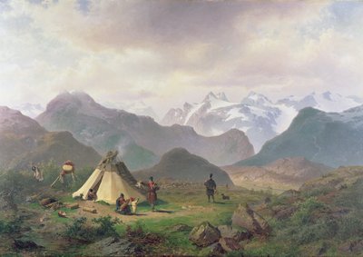 Motif de Kvikkjokk, 1862 - Per Daniel Holm