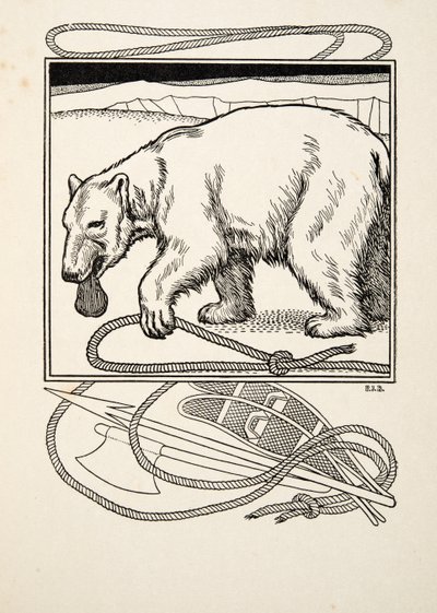Bruin sagace, de A Hundred Anecdotes of Animals, pub. 1924 - Percy J. Billingshurst