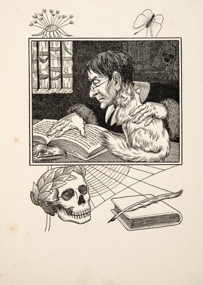 Sonnini et son chat, de Cent anecdotes d