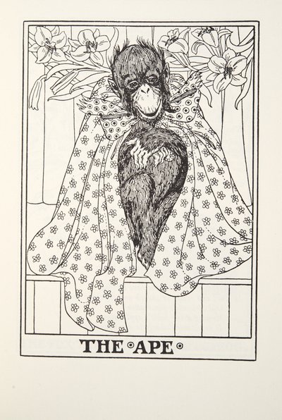 Le Singe, des Fables de Fontaine, pub. 1905 - Percy J. Billingshurst