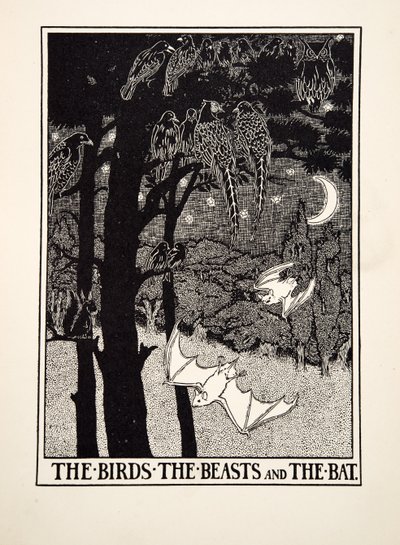 Les Oiseaux, les Bêtes et la Chauve-souris, de Cent Fables d