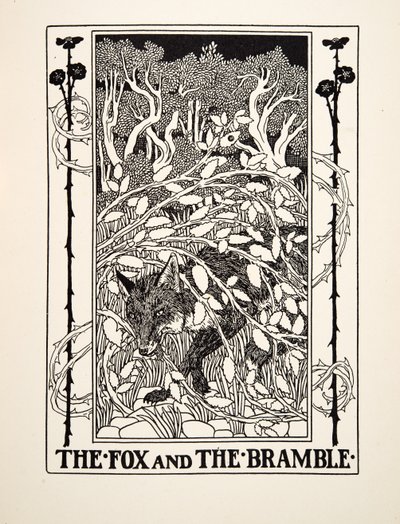 Le Renard et la Ronce, de Cent Fables d