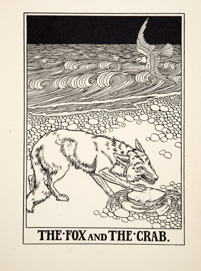Le Renard et le Crabe, de Cent Fables d
