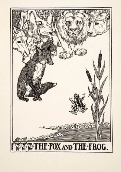Le Renard et la Grenouille, de Cent Fables d