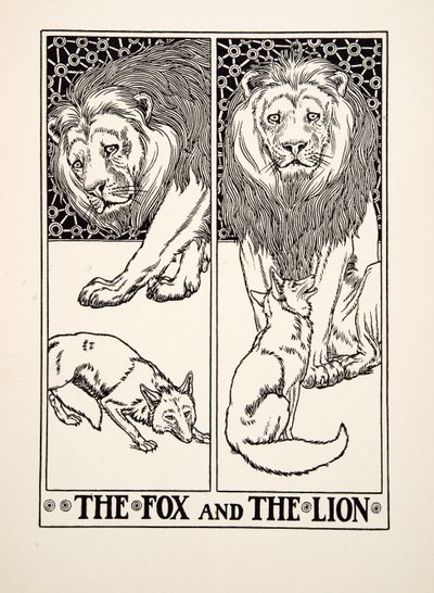 Le Renard et le Lion, des Cent fables d