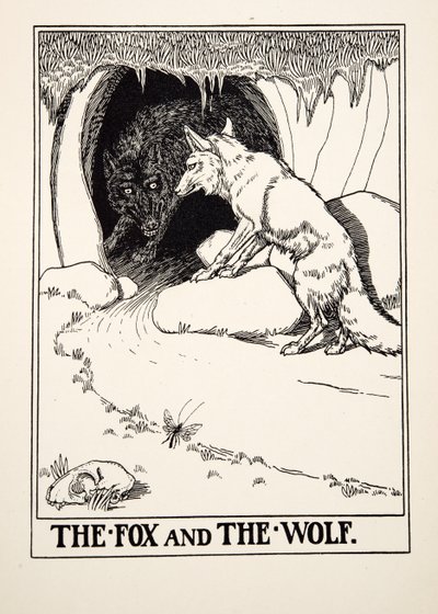 Le Renard et le Loup, de Cent Fables d