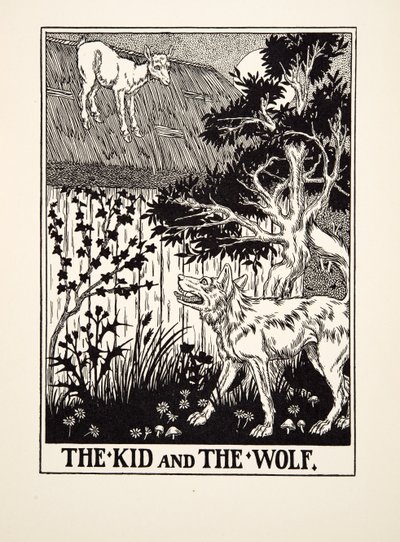 Le Chevreau et le Loup, de Cent Fables d