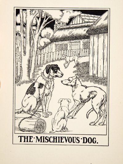 Le chien espiègle, de Cent fables d