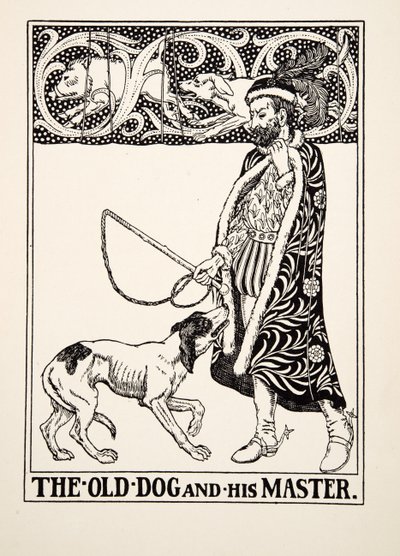Le Vieux Chien et son Maître, de Cent Fables d