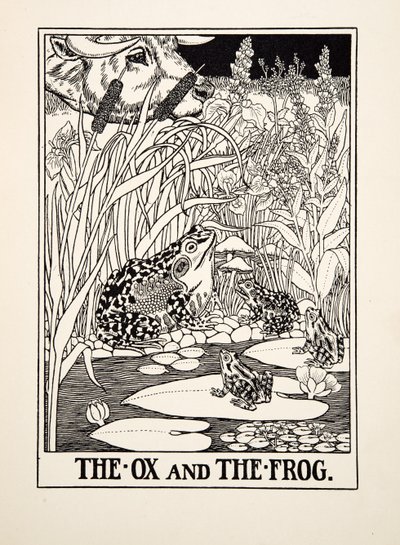 Le Bœuf et la Grenouille, de Cent Fables d