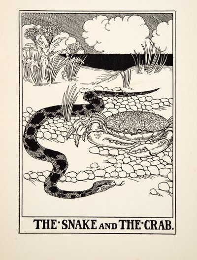 Le Serpent et le Crabe, de Cent Fables d