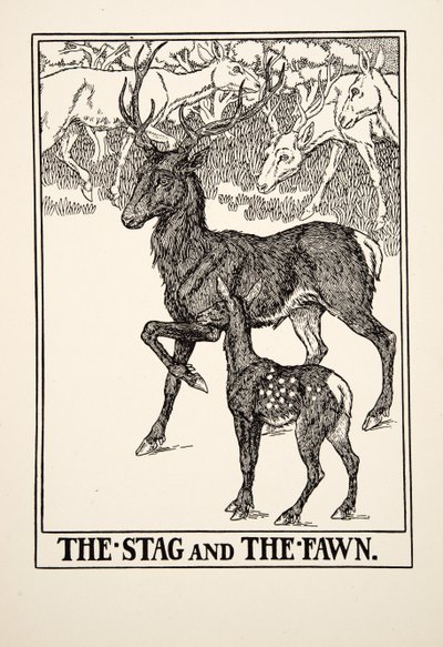 Le Cerf et le Faon, de Cent Fables d