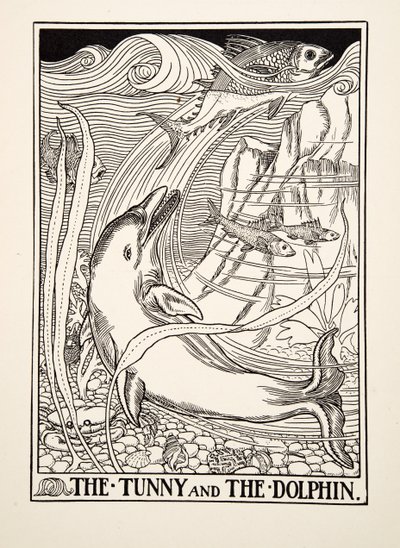 Le Thon et le Dauphin, de Cent Fables d