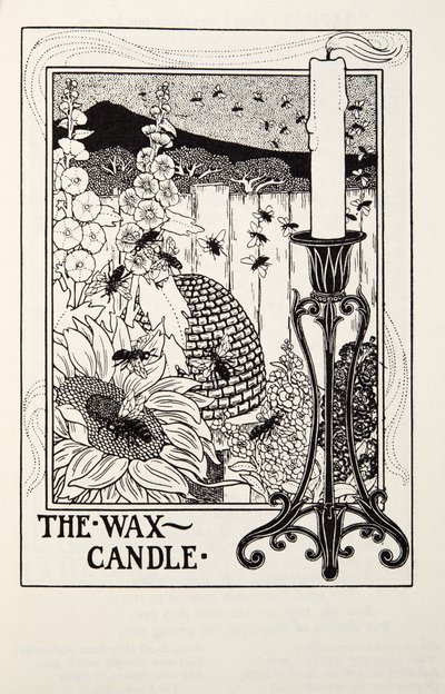 La Bougie, des Fables de La Fontaine, pub. 1905 - Percy J. Billingshurst