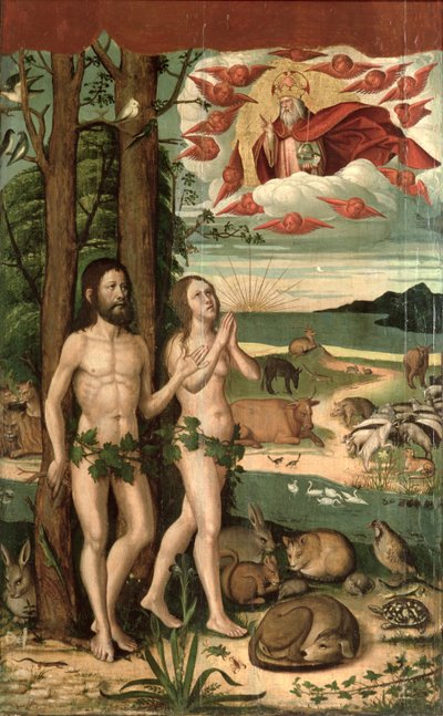 Adam et Ève dans le Jardin d