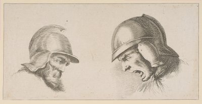 Deux têtes de vieux soldats - Peregrine Lovell